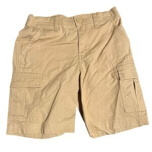 NWT art class‎ Size Small 6/7 Boy Kid Khaki Cargo Pockets Shorts Elastic Cotton